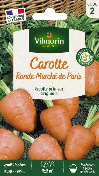Potagères - Carotte Ronde Marché de Paris - PACKAGING_RECTO